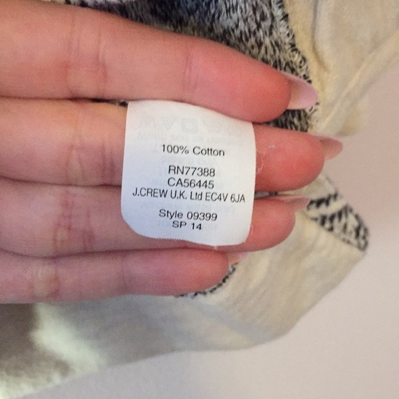 J. Crew Jacquard-stripe sweatshirt Pullover Small - Picture 4 of 8